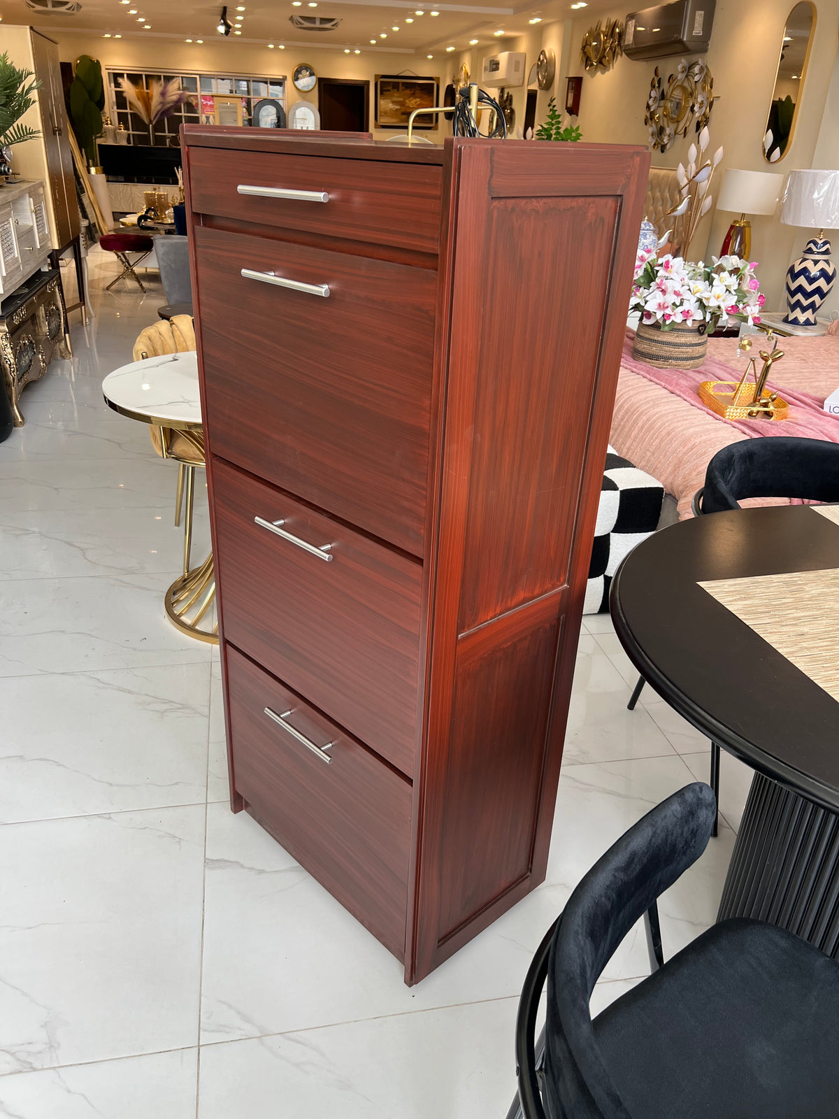 Curve Shoerack 3 shelf