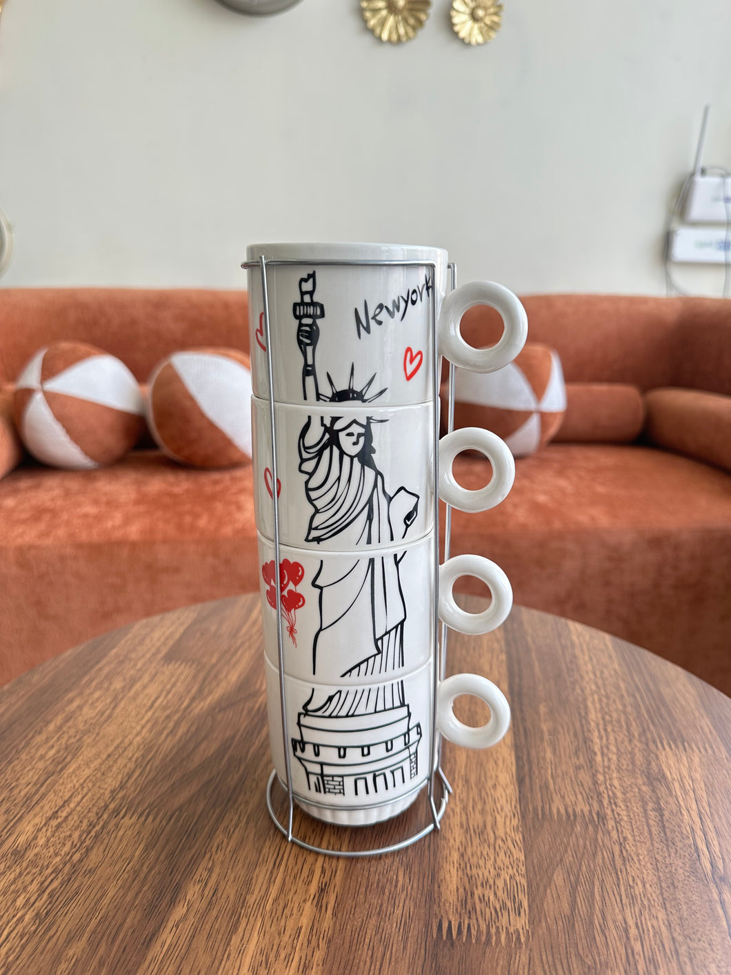 Statue of Liberty Cup Set
