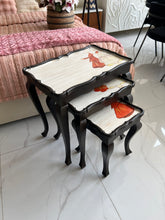 Sufi nesting table set of 3