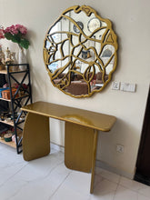 Abstract Mirror Gold with Console
