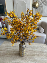 Faux Eucalyptus Spray Yellow