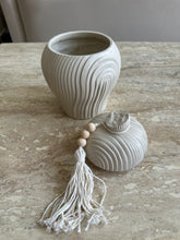 Artisan Candy Jar with tassels