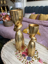 Table decor gold cylinder candle stand