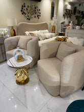 Curved Brownie sofa
