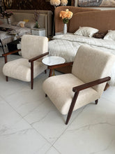 Mid Century Arm Chair Beige