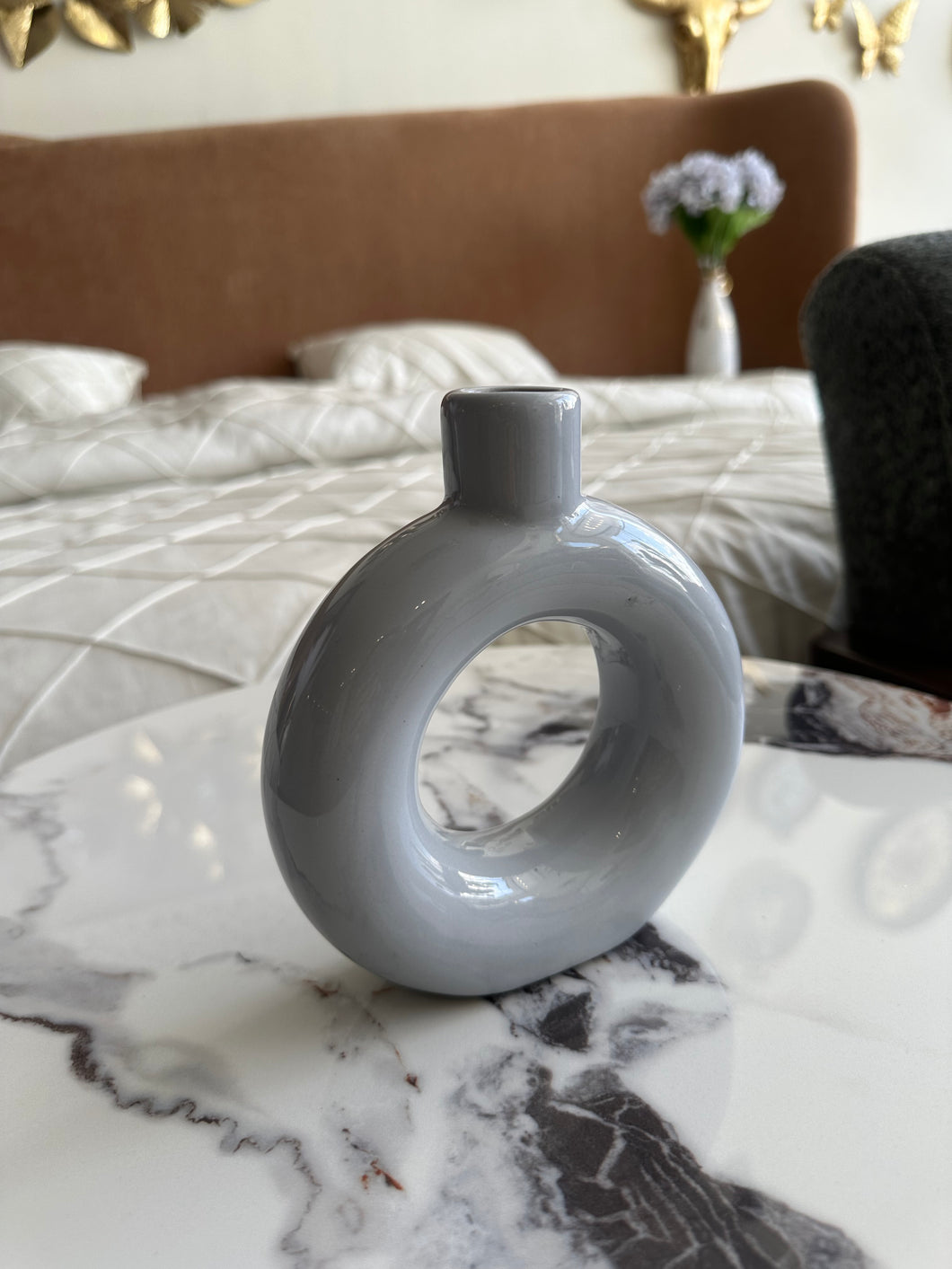 Ceramic Vase Gray 140