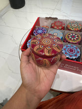 Ethnic Scented candles metal box