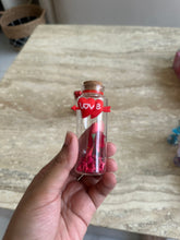 Cork bottles-Love theme