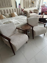 Mid Century Arm Chair Beige 002