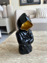 Black Hooded Sculpture