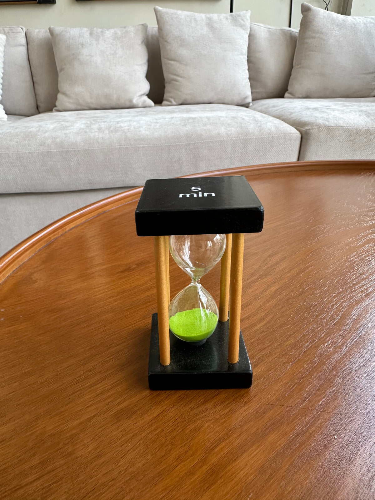 Cute 5 min sand timer