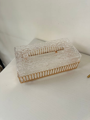 Gold Jewel Tissue box SS22