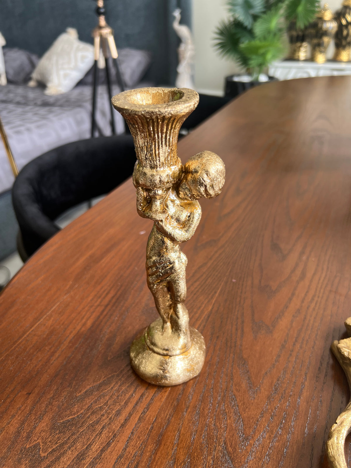 Gold Candle Stand 009