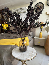 Faux Eucalyptus Spray dark burgundy