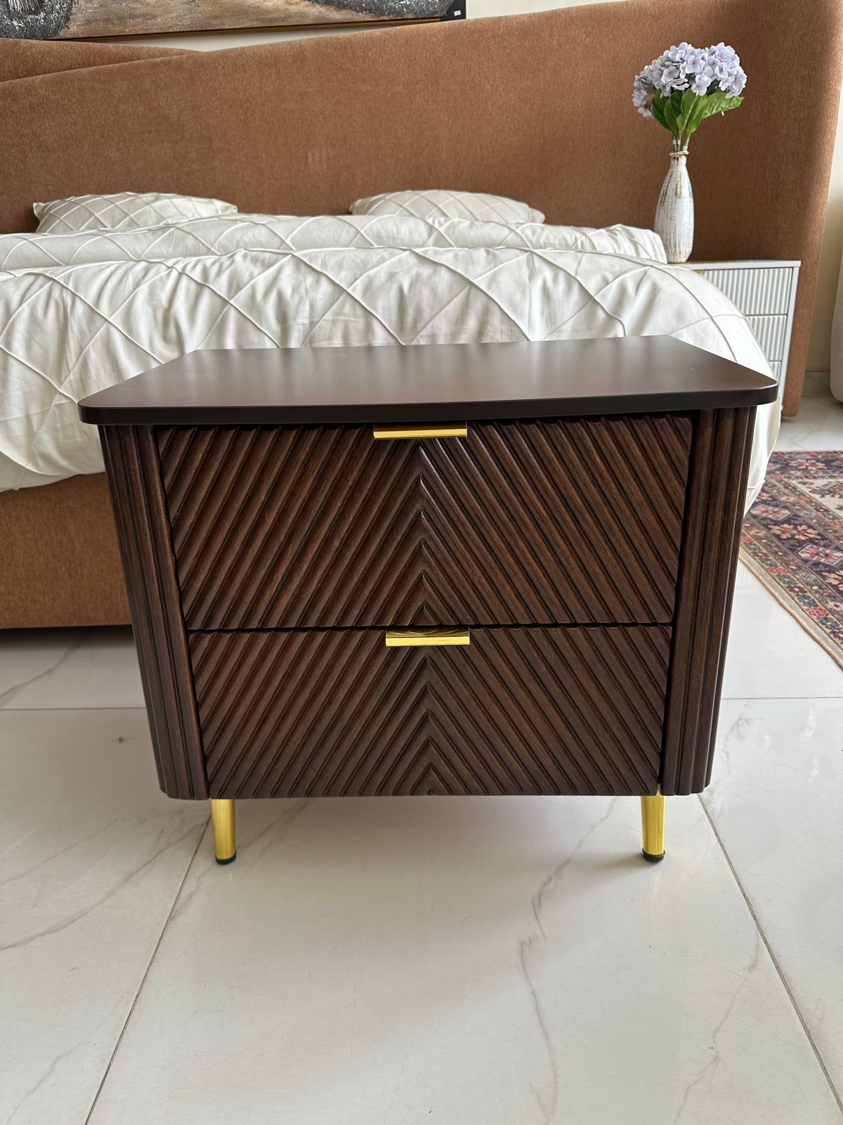 Espen Side Table Dark Brown
