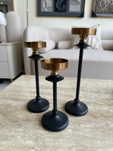 Midnight Glow Candle stands set of 3