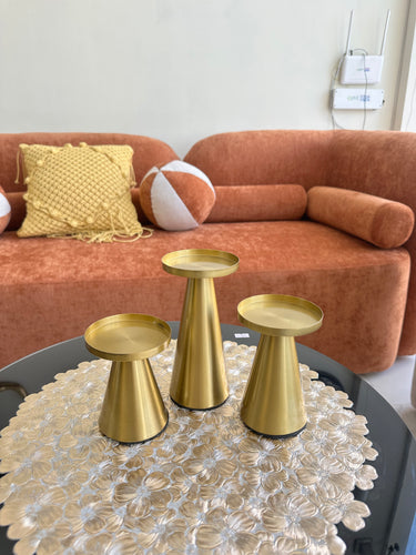 Set of 3 candle stands 008