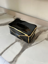 Gold and Black jewel Tissue box 11