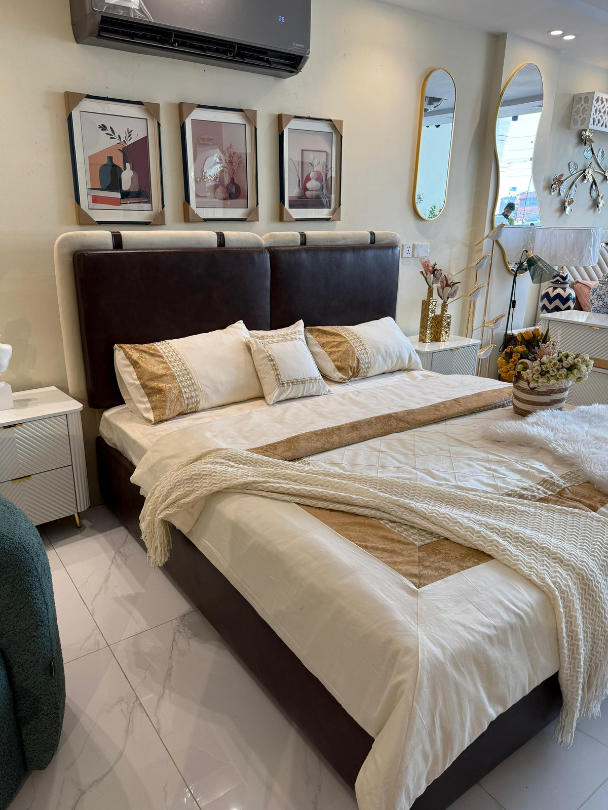 Leather Luxe Bed Set