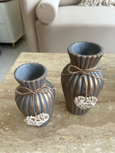 Rustic Heart Vases