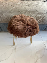 Fur Stool Brown 06