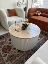 Travertine Paris Coffee table (delivery only in Lahore)