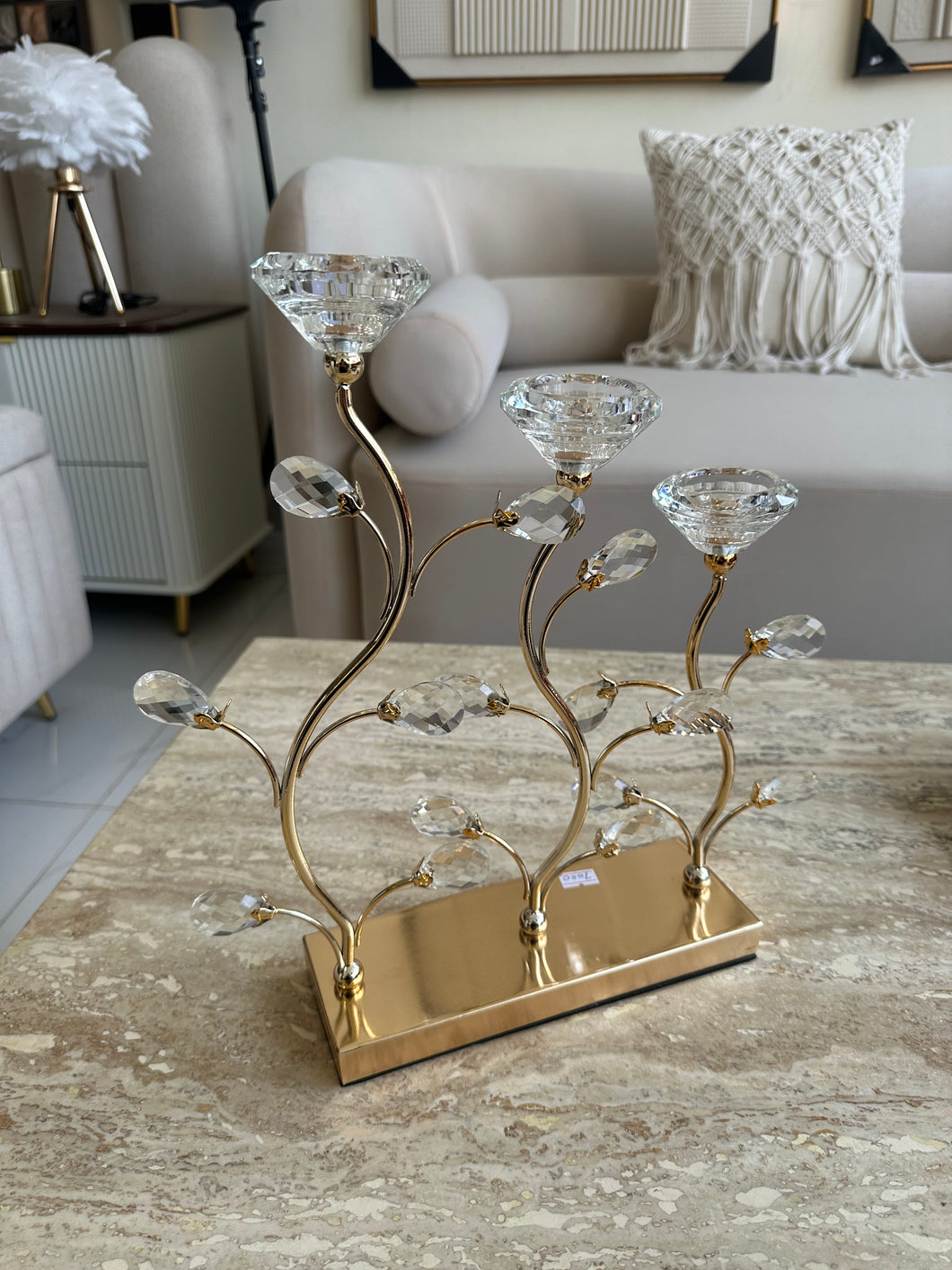 Glass premium candle stand 002