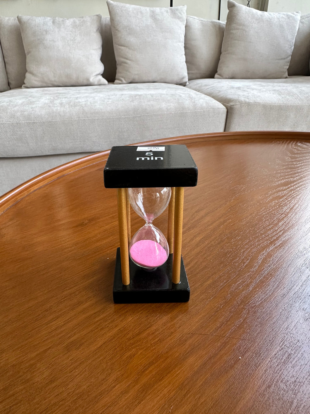 Cute 5 min sand timer