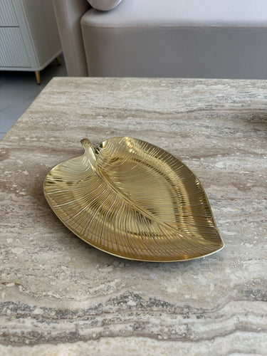 Golden Leaf Tray