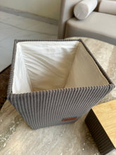 Greyish Brown tissue box and Storage box