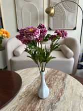Purple Silk Dahlia Flower Stem