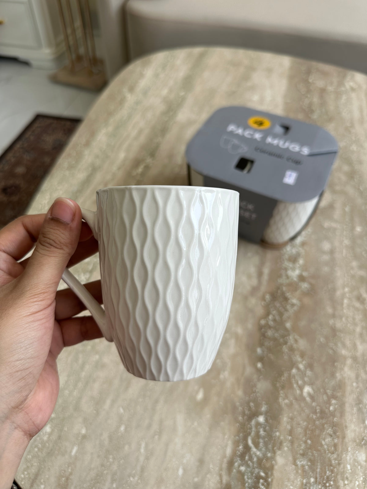 Mug set of 4 White
