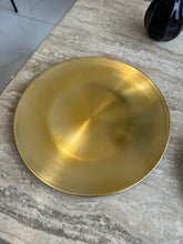 Brushed Gold Round Tray