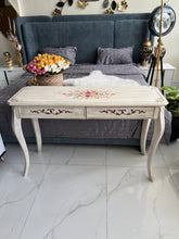 Floral Hand Painted Console