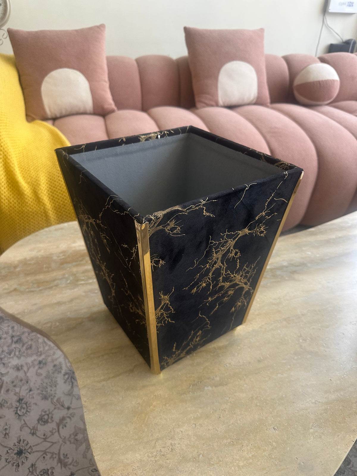 Luxury tissue box and dustbin 004