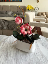 Magnolia Flower Arrangement in Ceramic pot 002