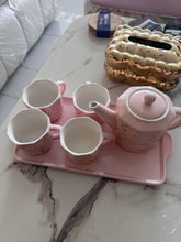 Pink tea set 4 Person 001