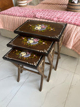 Blossom Nesting Tables set of 3 (Delivery only in Lahore)