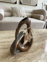 Rustic Star Vase grey