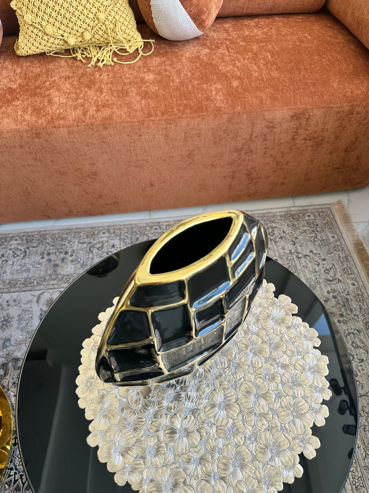 Ceramic Vase black 087