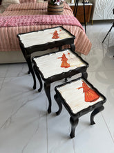 Sufi nesting table set of 3
