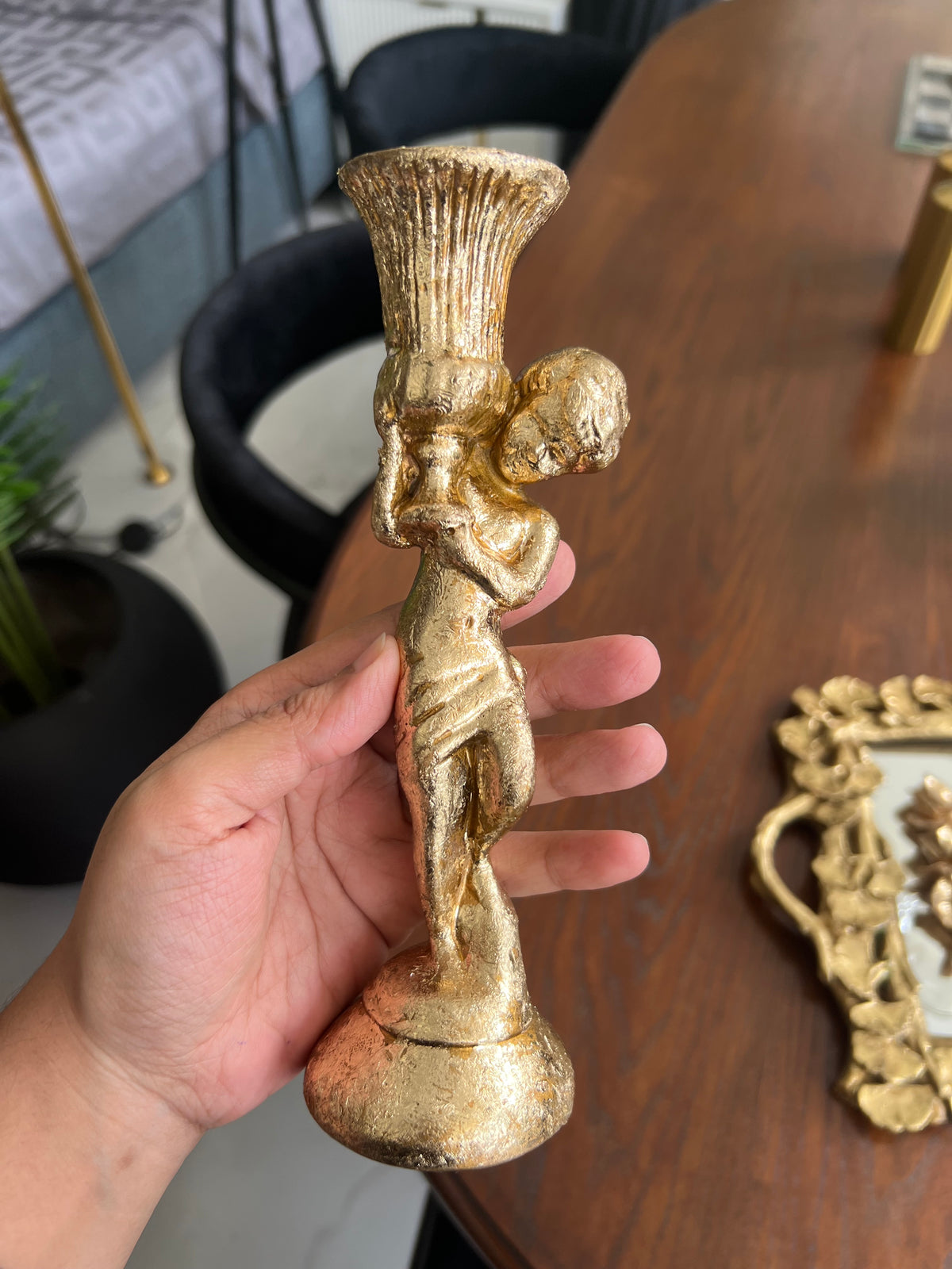 Gold Candle Stand 009