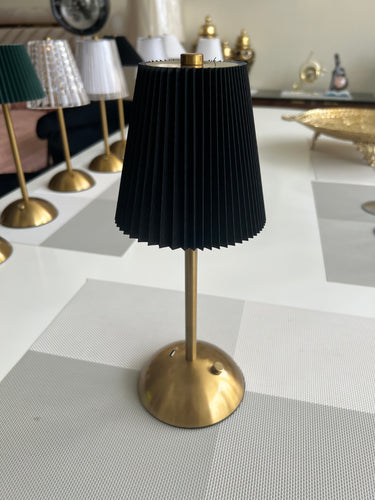 Black Led Rechargeable lamp 01