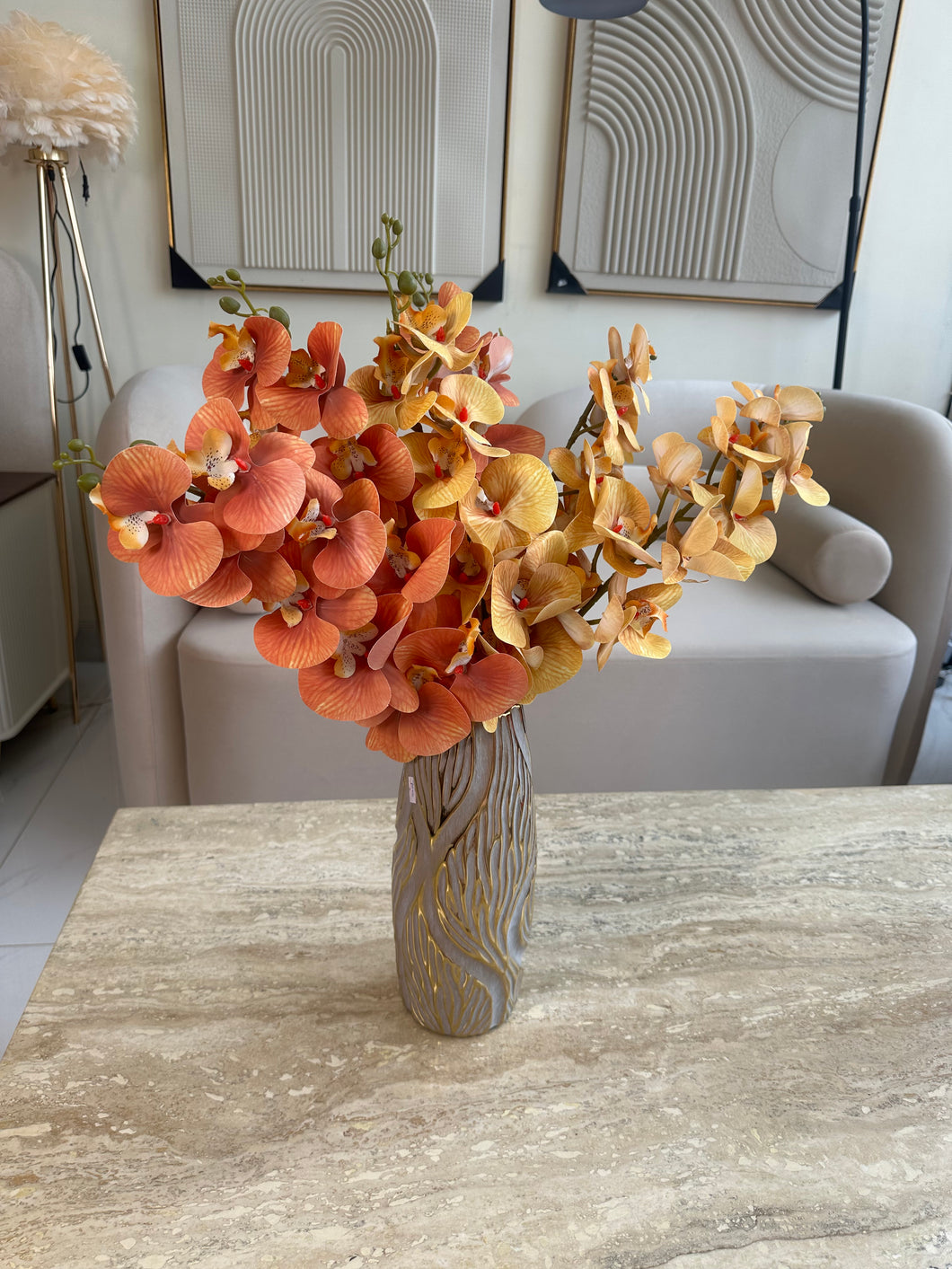 Orchids Artificial Flowers 06