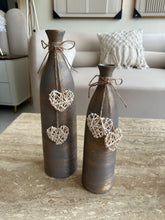 Rustic Heart Vases 002