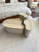 Travertine Ameoba Coffee Table 03 (delivery only in Lahore)