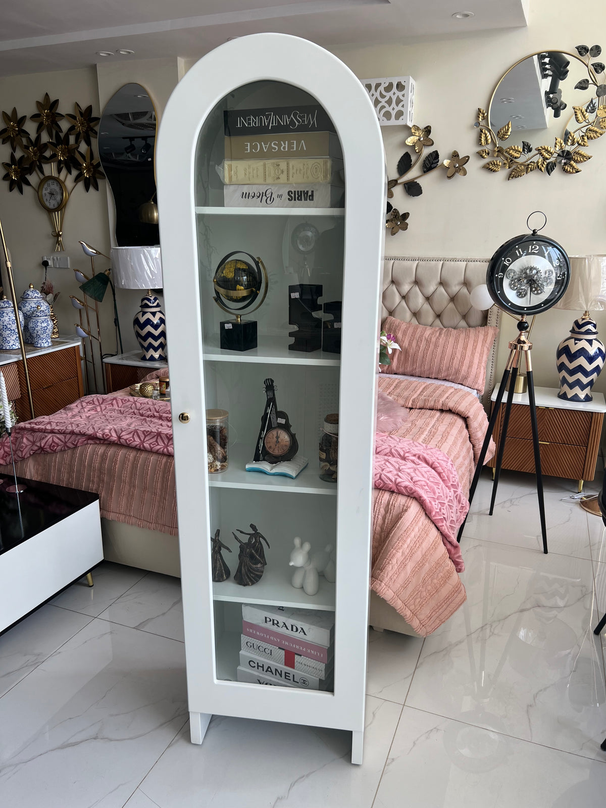 Noami Standing shelf White
