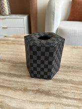 Leather Tissue box round 07