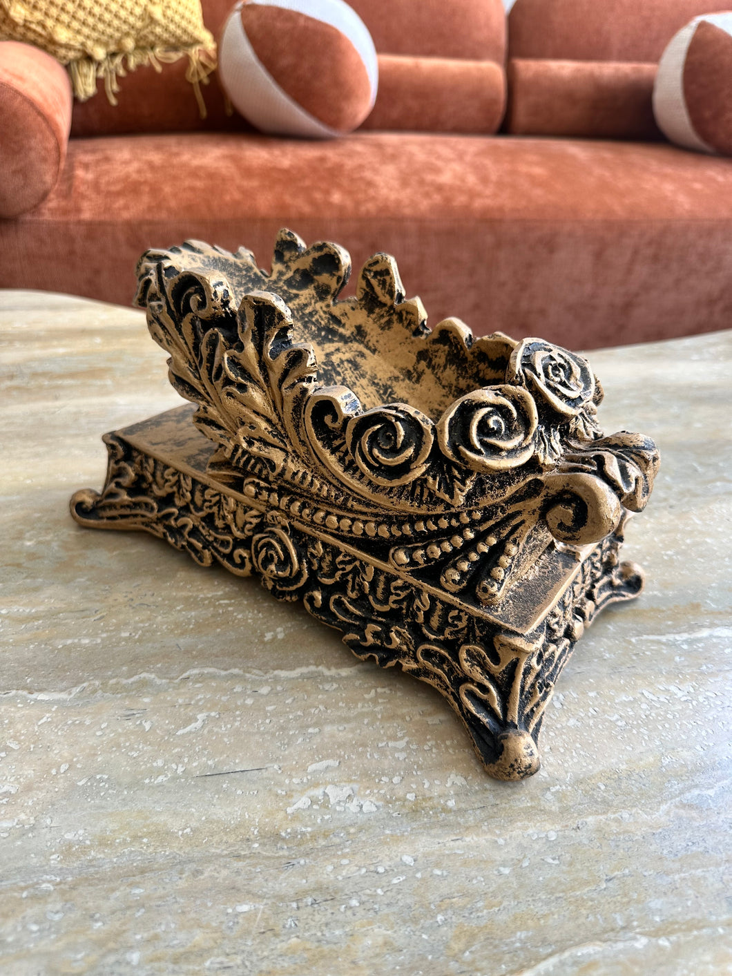 Fancy Bottle Holder Antique Black