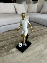 Foot baller Sculpture White